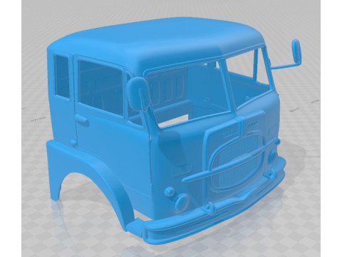 Fiat 690 Printable Body Cabin Truck Modèles 3D en vedette