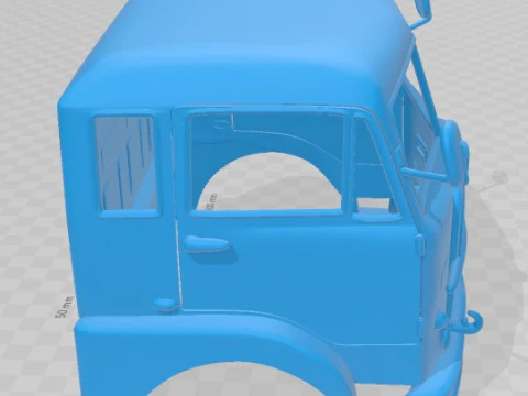 Fiat 690 Printable Body Cabin Truck 3D Print Model