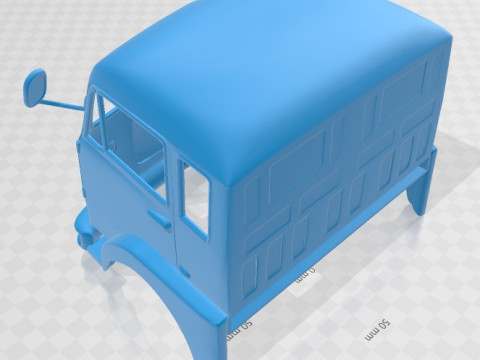 Fiat 690 Printable Body Cabin Truck Modèles 3D en vedette