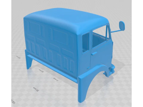 Fiat 690 Printable Body Cabin Truck 3D Print Model