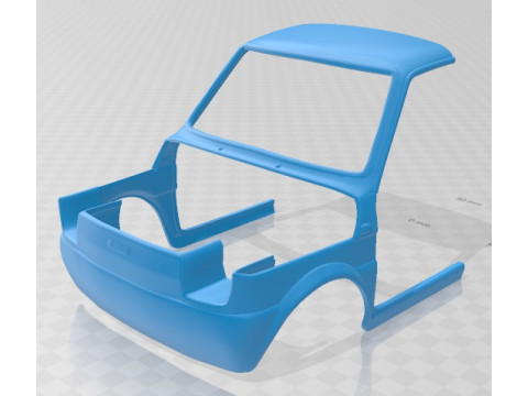 Fiat 126 1976 Printable Car 3D printmodel