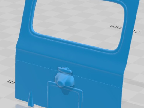 Fiat 850 Familiare Printable Van 3D Принт Модель
