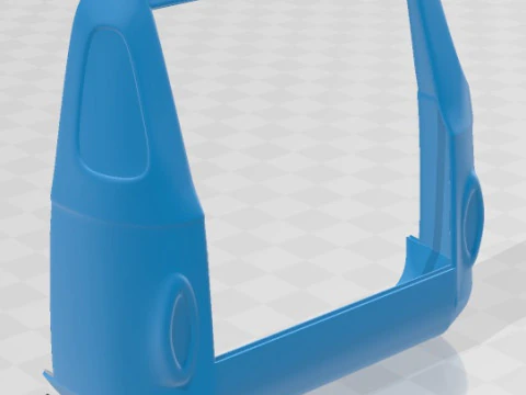 Fiat 850 Familiare Printable Van 3D Print Model