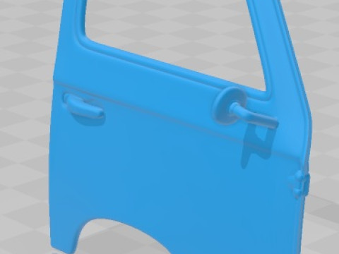 Fiat 850 Familiare Printable Van 3D Принт Модель