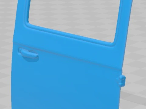Fiat 850 Familiare Printable Van 3D Print Model