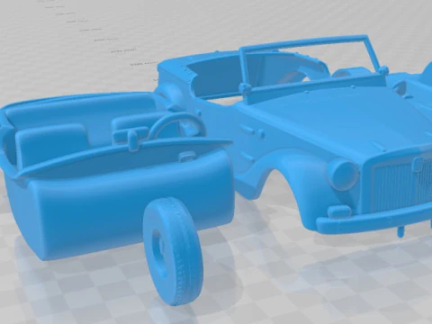 Fiat Siata Spring 1968 Printable Car 3D Print Model