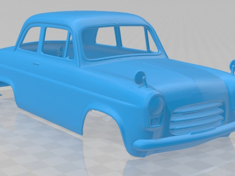 Anglia 100E 1953 Printable Body Car 3D-Druckmodell