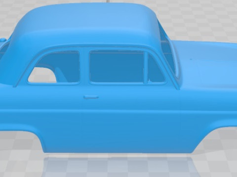 Anglia 100E 1953 Printable Body Car 3D-Druckmodell