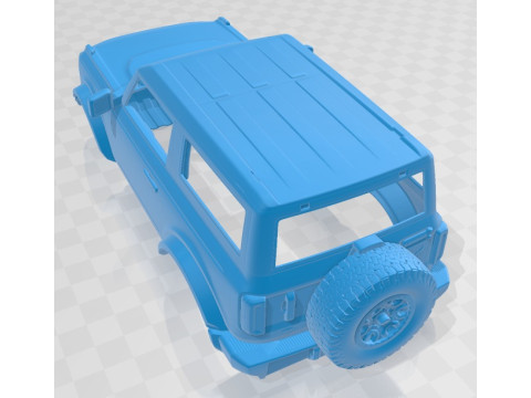 Bronco 2021 2 Door Printable Body Car 3D Принт Модель