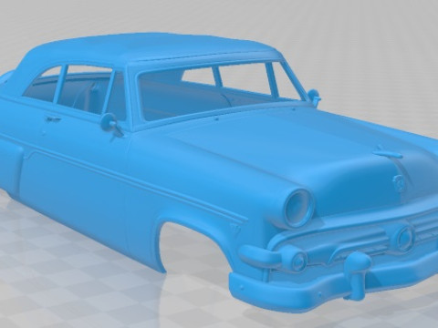 Crestline Sunliner 1954 Printable Body Car Modelo de Impressão 3D