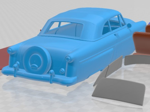 Crestline Sunliner 1954 Printable Car 3D Print Model