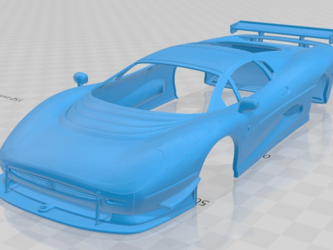 Jaguar XJ 220 1993 Printable Body Car Model do druku 3D