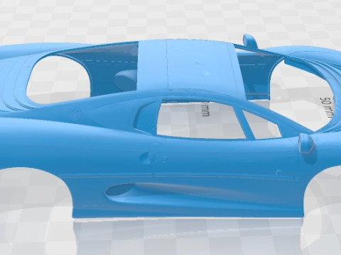 Jaguar XJ 220 1993 Printable Body Car 3D Print Model