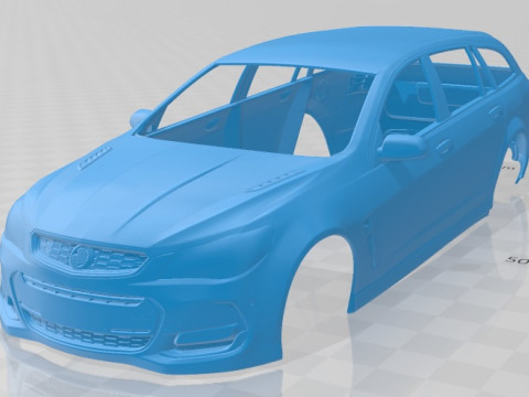 Holden Commodore SS-V Redline Sportwagon 2015 Printable Body Car Modèles 3D en vedette