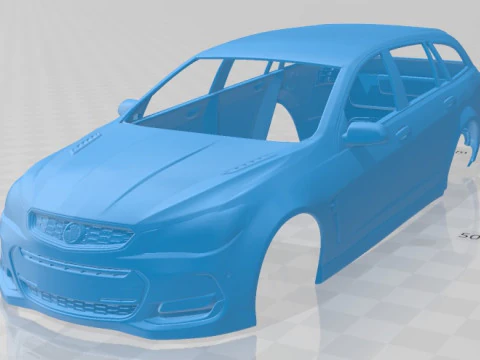 Holden Commodore SS-V Redline Sportwagon 2015 Printable Body Car 3D Print Model