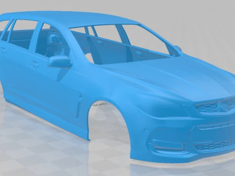 Holden Commodore SS-V Redline Sportwagon 2015 Printable Body Car 3D Print Model