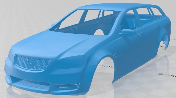 Holden Commodore VE Sportwagon 2012 Printable Body Car 3D Print Model .c4d .max .obj .3ds .fbx .stl .blend 