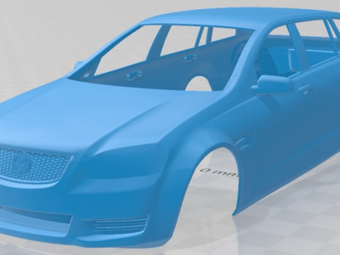Holden Commodore VE Sportwagon 2012 Printable Body Car 3D Print Model