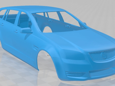 Holden Commodore VE Sportwagon 2012 Printable Body Car 3D Print Model