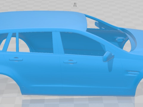 Holden Commodore VE Sportwagon 2012 Printable Body Car 3D Print Model