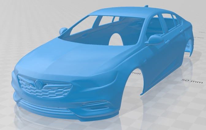 Holden Commodore ZB 2017 Printable Body Car 3D प्रिंट मॉडल .c4d .max .obj .3ds .fbx .stl .blend