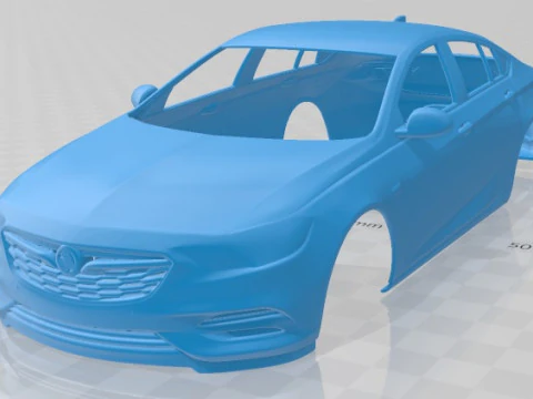 Holden Commodore ZB 2017 Nadwozie do druku Model do druku 3D
