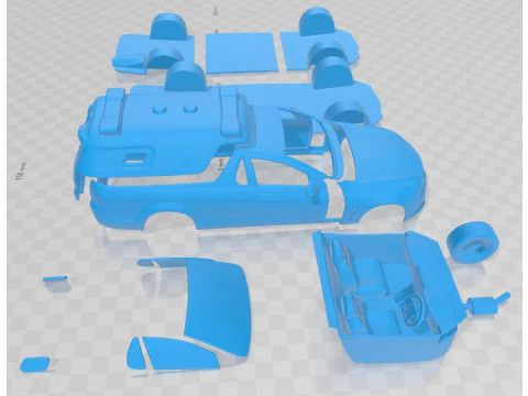 Holden Commodore Ute Eevok Police 2013 Printable Car 3D Print Model