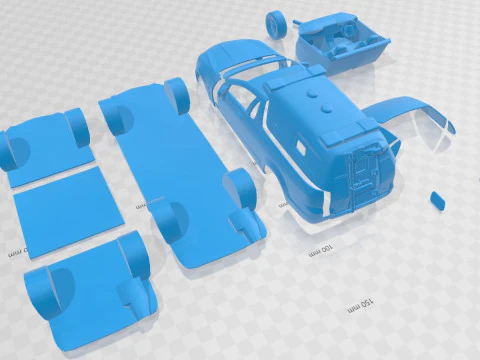 Holden Commodore Ute Eevok Police 2013 Printable Car 3D Print Model