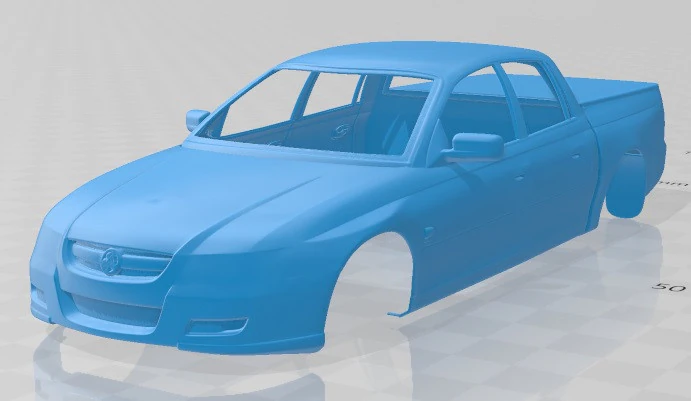 Holden Crewman 2005 Printable Body Car 3D Print Model .c4d .max .obj .3ds .fbx .stl .blend 