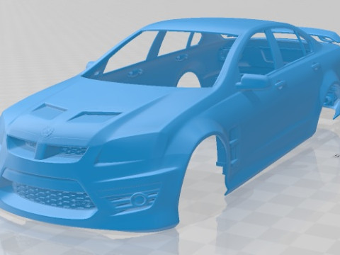 Holden HSV GTS 2012 Printable Body Car 3D-Druckmodell