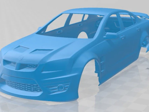 Cetak Body Mobil Holden HSV GTS 2012 Model Cetak 3D