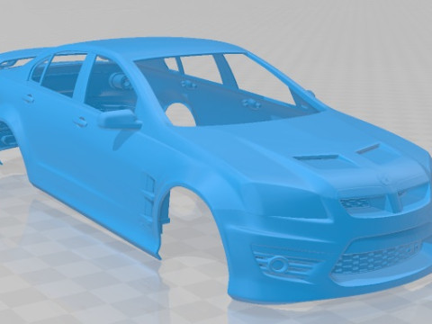 Holden HSV GTS 2012 Printable Body Car 3Dプリントモデル