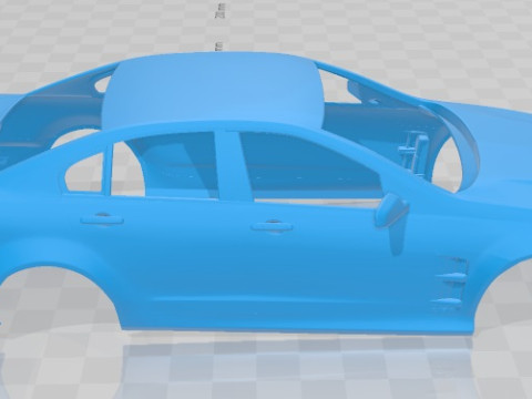 Holden HSV GTS 2012 Printable Body Car 3Dプリントモデル