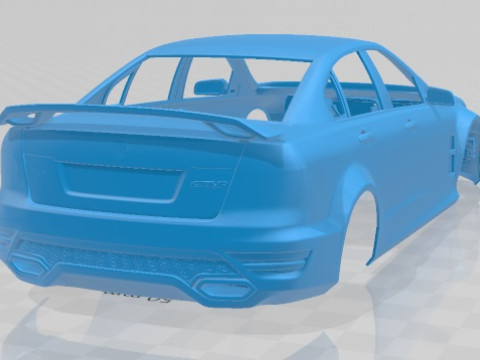 Holden HSV GTS 2012 Printable Body Car 3Dプリントモデル