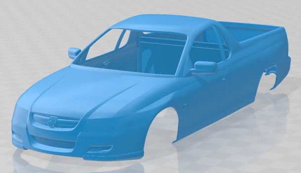 Holden Ute VZ 2004 Printable Body Car Modelo de Impressão 3D .c4d .max .obj .3ds .fbx .stl .blend 