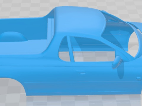 Holden Ute VZ 2004 Printable Body Car Modelo de Impressão 3D