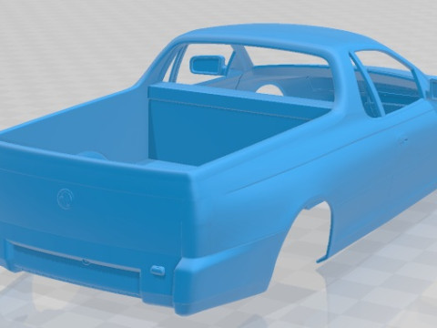 Holden Ute VZ 2004 Printable Body Car Modelo de Impressão 3D