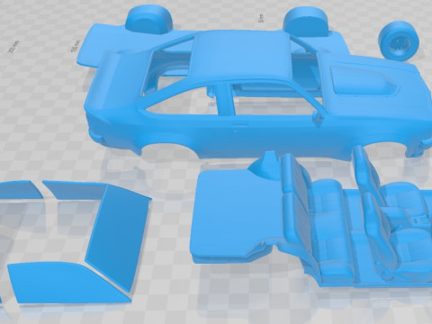 Holden Torana A9X 1977 Printable Car 3D Print Model