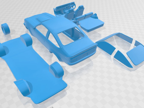 Holden Torana A9X 1977 Printable Car 3D Print Model
