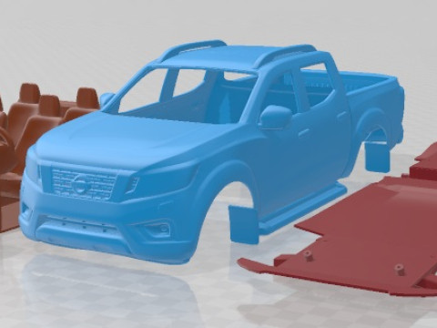 Nissan Navara Doublecab 2020 Printable Car Modelo de impresión 3D