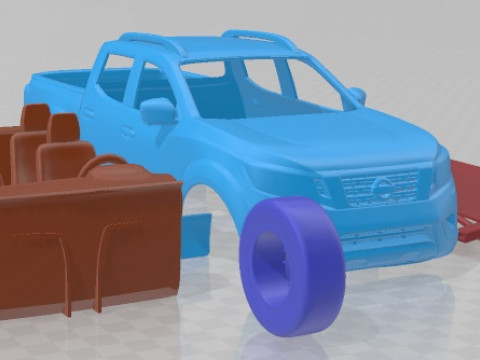 Nissan Navara Doublecab 2020 Printable Car 3D 프린트 모델