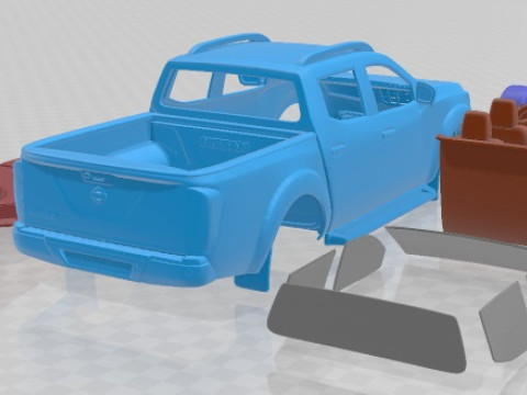 Nissan Navara Doublecab 2020 Printable Car 3D 프린트 모델