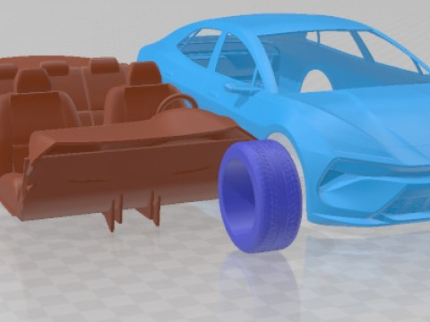 Lotus Emeya 2024 Printable Car 3Dプリントモデル