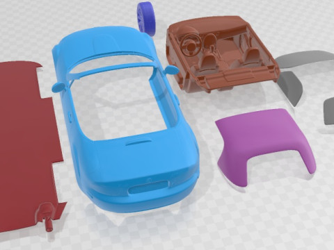 Mazda MX 5 2009 Printable Car Modelo de Impressão 3D