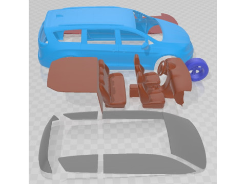 Chrysler Pacifica 2021 Printable Car 3Dプリントモデル