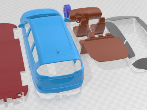 Chrysler Pacifica 2021 Printable Car 3Dプリントモデル