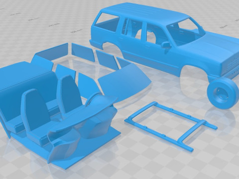 Explorer 1990 Printable Car Modèles 3D en vedette