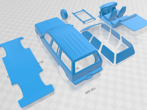 Explorer 1990 Printable Car Modèles 3D en vedette