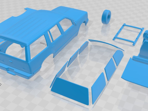 Explorer 1990 Printable Car Modèles 3D en vedette