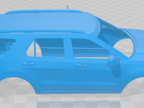 Explorer 2011 Printable Body Car 3D Print Model
